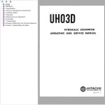 Hitachi UH03D Operating And Service Manual EM152-2