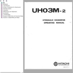 Hitachi UH03M-2 Operating Manual EM150-3-1