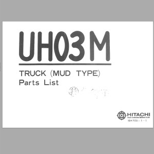 Hitachi UH03M Parts List P151-1-1