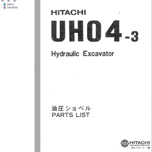 Hitachi UH04-3 Parts List P155-6-2W