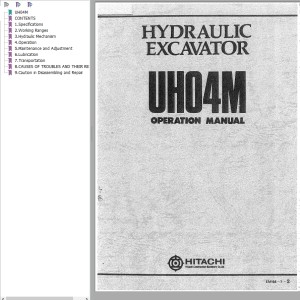 Hitachi UH04M Operation Manual EM156-1-2
