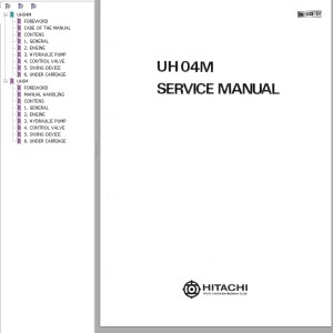 Hitachi UH04M Service Manual KM-028-00