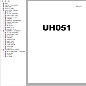 Hitachi UH051 Service Manual KM017-00