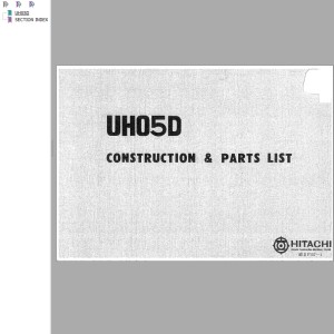 Hitachi UH05D Parts List P157-1
