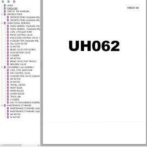 Hitachi UH062 Service Manual KM037-00