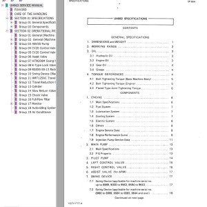 Hitachi UH063 Service Manual SP-56A