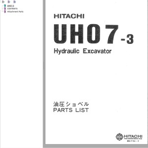 Hitachi UH07-3 Parts List P164-3