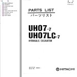 Hitachi UH07-7 UH07LC-7 Parts List P144-6-3