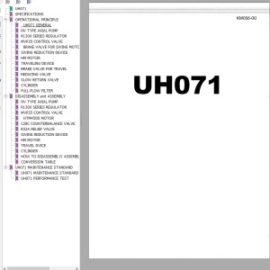 Hitachi UH071 Service Manual KM056-00