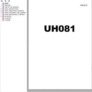 Hitachi UH081 Service Manual KM038-00