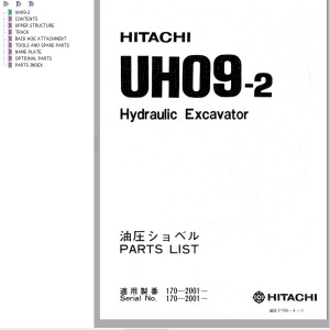 Hitachi UH09-2 Parts List P750-4-1