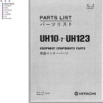 Hitachi UH10-7 UH123 Parts List P156-E1-1