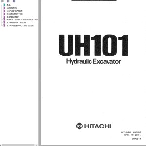 Hitachi UH101 Operation Manual EM750-4-1