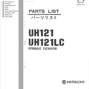 Hitachi UH121 UH121LC Parts List EP171-2-2
