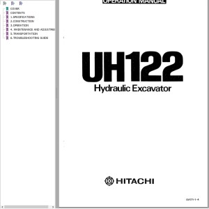 Hitachi UH122 Operation Manual EM171-1-4