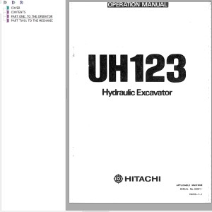 Hitachi UH123 Operation Manual EM156-1-1