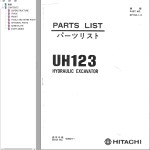 Hitachi UH123 Parts List EP156-1-2