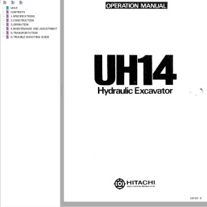 Hitachi UH14 Operation Manual EM121-3
