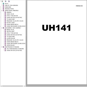 Hitachi UH141 Service Manual KM026-00