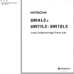 Hitachi UH14LC-2 UH171LC UH172LC Parts List P1239-BL-3