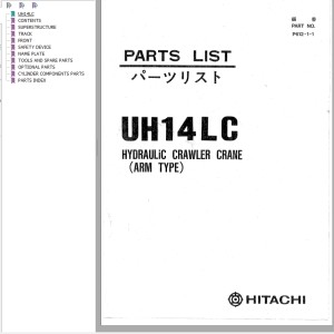 Hitachi UH14LC Parts List P612-1-1