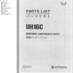 Hitachi UH16C Parts List P163-E2-1
