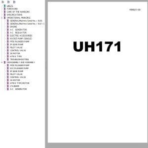 Hitachi UH171 Service Manual KM021-00