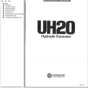 Hitachi UH20 Operation Manual EM770-1