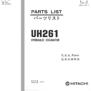 Hitachi UH261 Parts List EP171-CP1-2