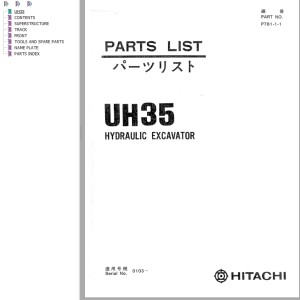 Hitachi UH35 Parts List P781-1-1