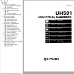 Hitachi UH501 Serviceman Handbook KH-041-00