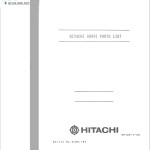 Hitachi UH801 Parts List EP180-1-4A