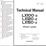 Hitachi LX100-2 LX120-2 LX150-2 Technical Manual T482E-02