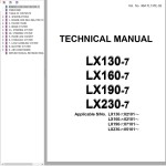 Hitachi LX130-7 LX160-7 LX190-7 LX230-7 Technical manual KM-TL137E-02