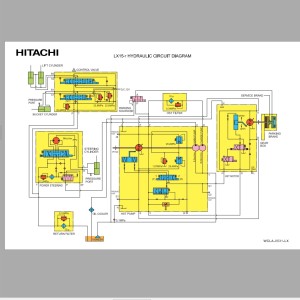 Hitachi LX15-7 Hydraulic Circuit Diagram WCLA-0531-LX