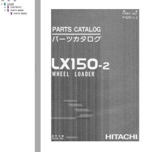 Hitachi LX150-2 Parts Catalog P42D-1-2