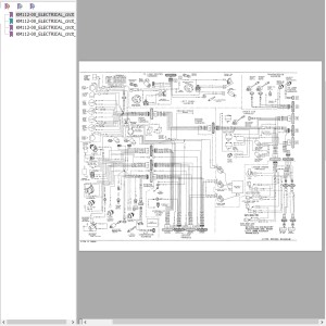 Hitachi LX150 Electrical Circuit Diagram KM112-00