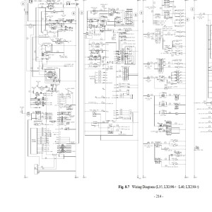 Hitachi LX190-7 LX230-7 Wiring Diagram