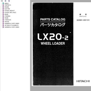 Hitachi LX20-2 Parts Catalog 323991-00010H