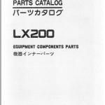 Hitachi LX200 Parts Catalog P43A-E1-1