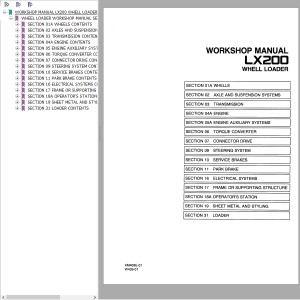 Hitachi LX200 Workshop Manual KM-409E-01