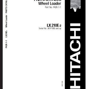 Hitachi LX210E-2 Parts Catalog P42K-1-1