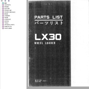 Hitachi LX30 Part List P40B-1-1
