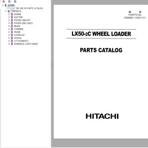 Hitachi LX50-2C Parts Catalog 339991-00011H