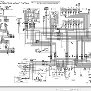 Hitachi LX70-5 LX80-5 Electrical Circuit Diagram TT487E-00