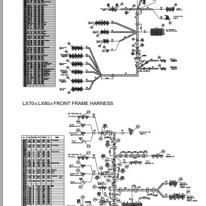 Hitachi LX70-5 LX80-5 Front Console Harness TT487E-00