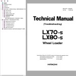 Hitachi LX70-5 LX80-5 Technical Manual (Troubleshooting) TT487E-00