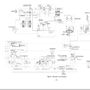 Hitachi LX70-7 LX80-7 Hydraulic Circui Diagram