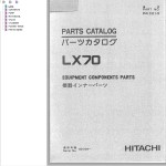 Hitachi LX70 Parts Catalog P41C-E1-5