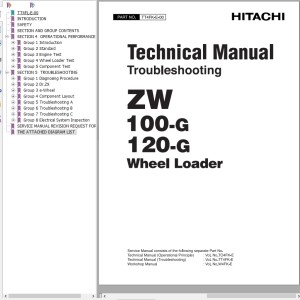 Hitachi ZW100-G ZW120-G Technical Manual TT4FK-E-00